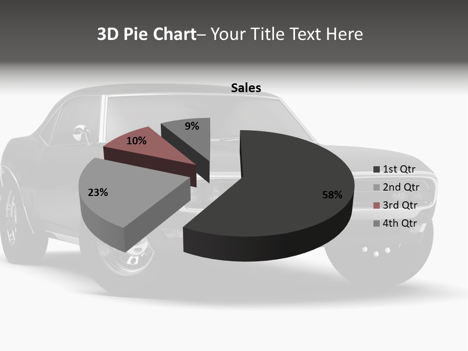 Young Border Blossom PowerPoint Template