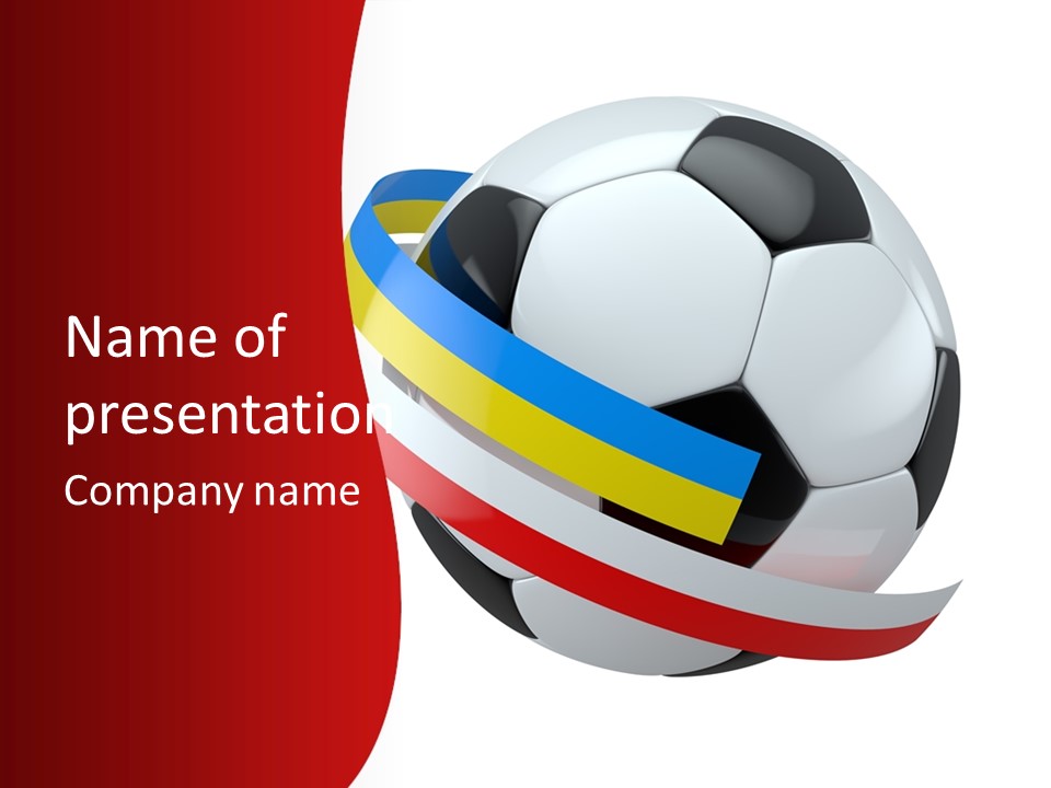 Standard Stadium Leather PowerPoint Template