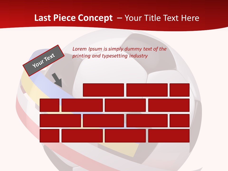 Standard Stadium Leather PowerPoint Template