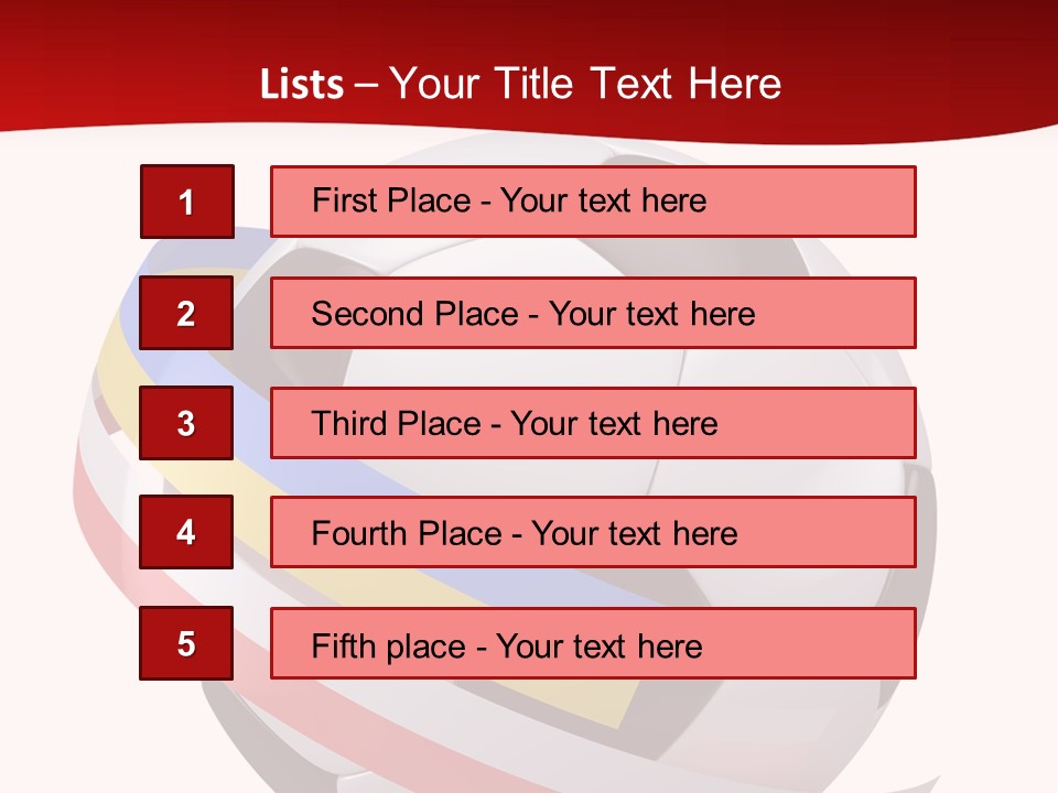Standard Stadium Leather PowerPoint Template