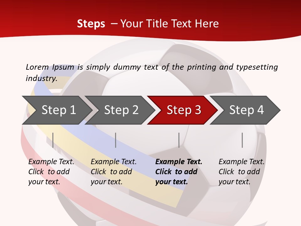 Standard Stadium Leather PowerPoint Template