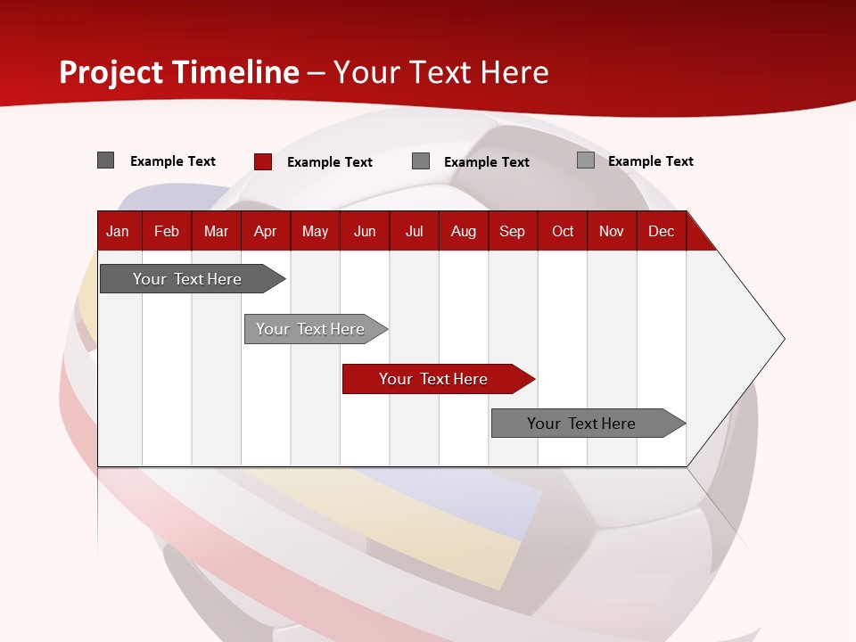 Standard Stadium Leather PowerPoint Template