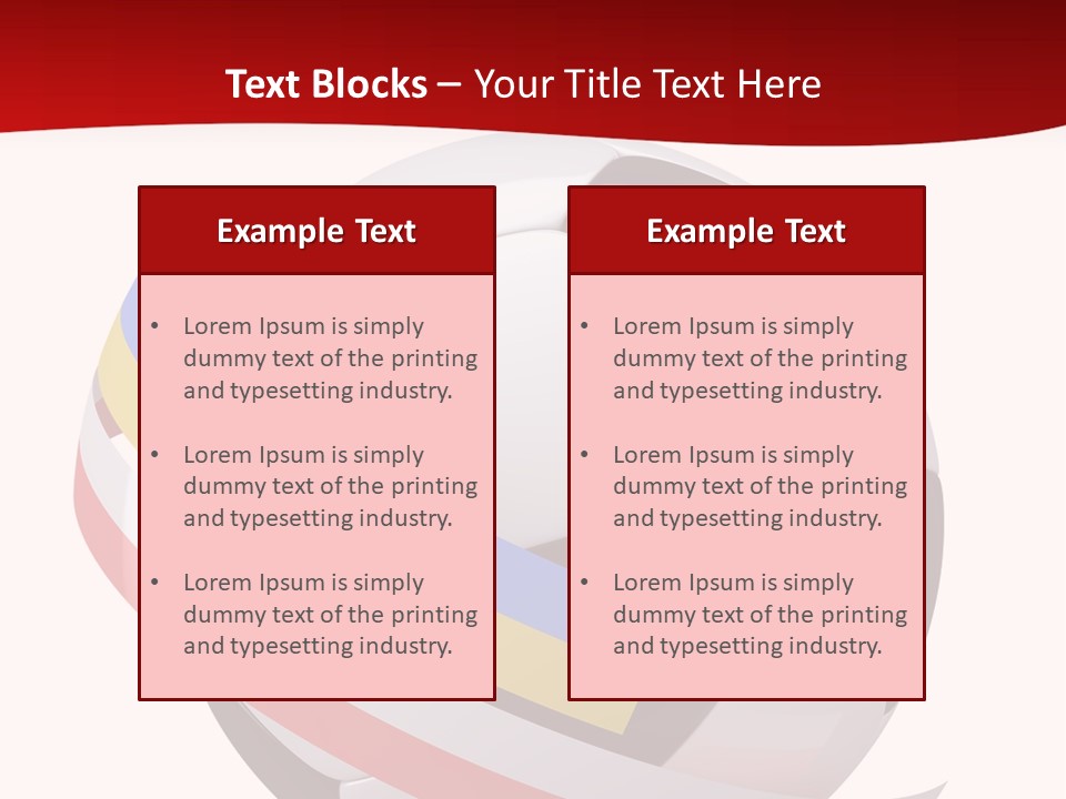 Standard Stadium Leather PowerPoint Template