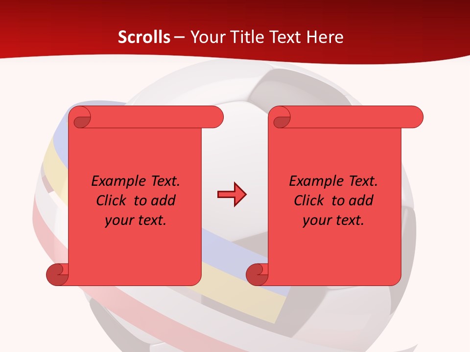 Standard Stadium Leather PowerPoint Template