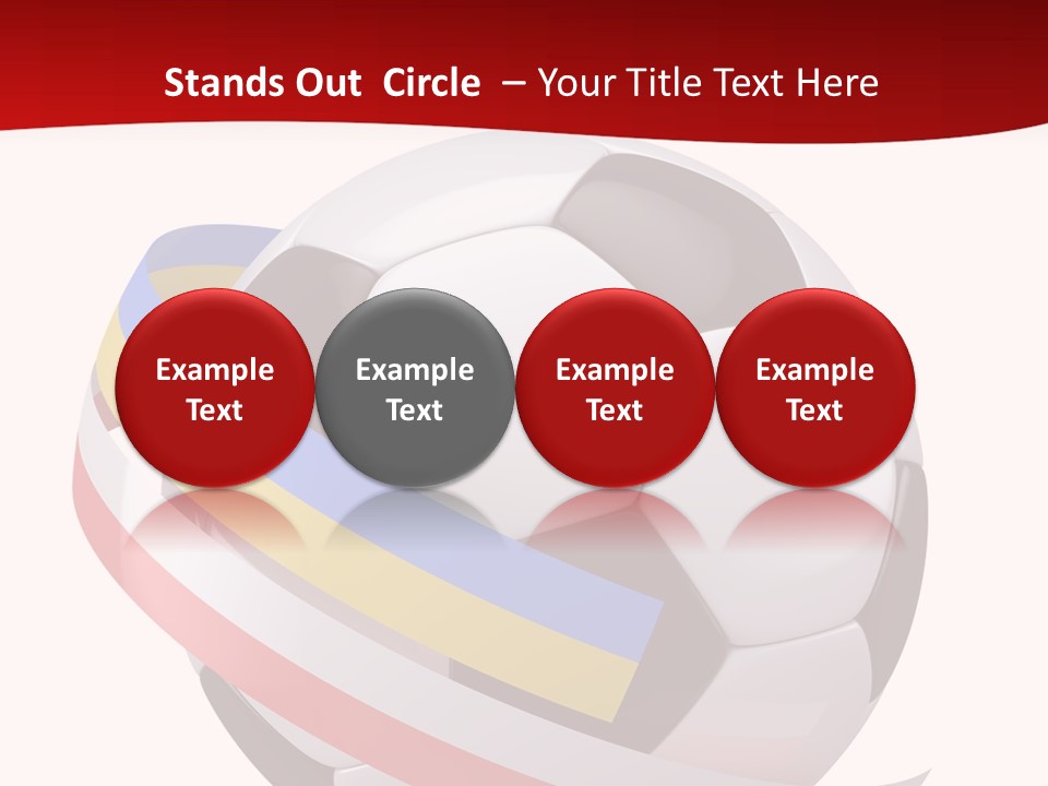 Standard Stadium Leather PowerPoint Template