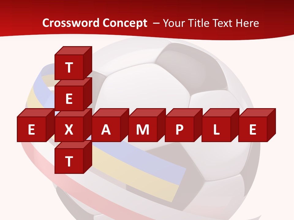 Standard Stadium Leather PowerPoint Template