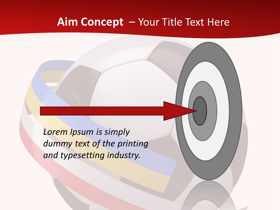 Standard Stadium Leather PowerPoint Template