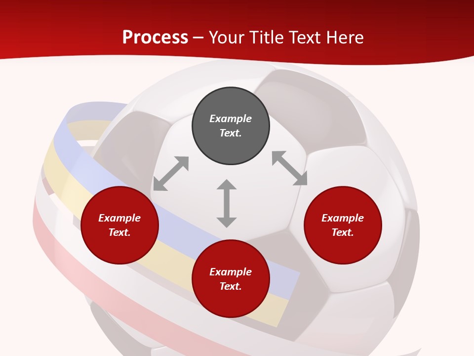 Standard Stadium Leather PowerPoint Template