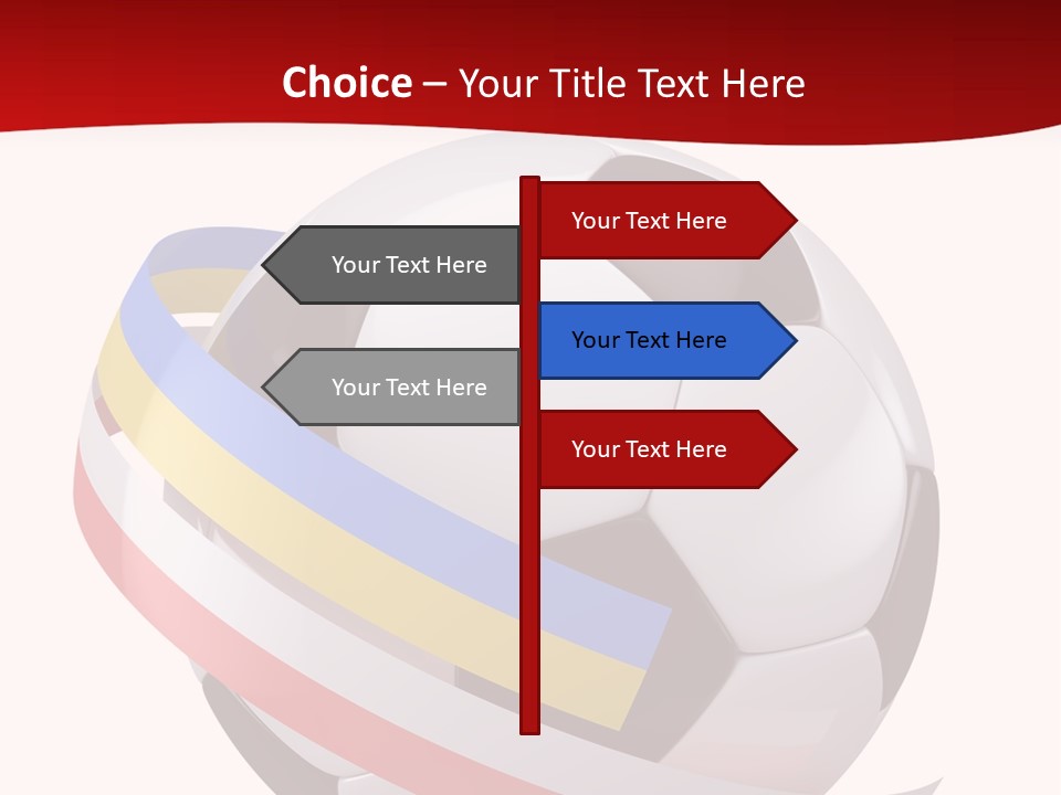 Standard Stadium Leather PowerPoint Template