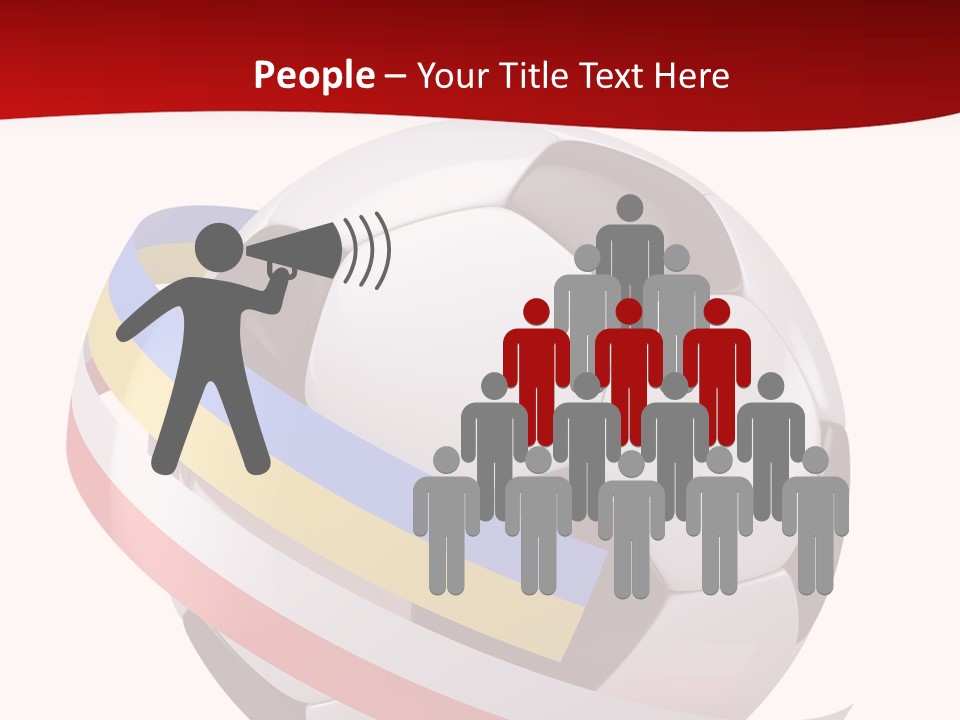 Standard Stadium Leather PowerPoint Template