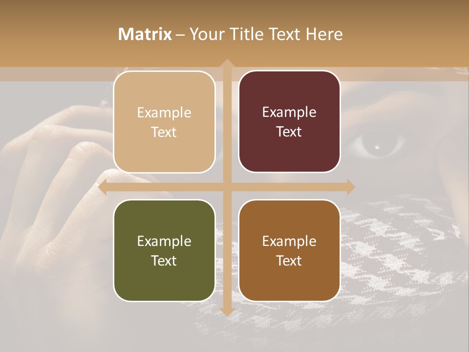 Clothing Dark Arabic PowerPoint Template