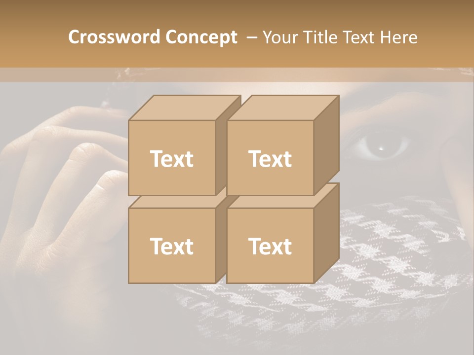 Clothing Dark Arabic PowerPoint Template