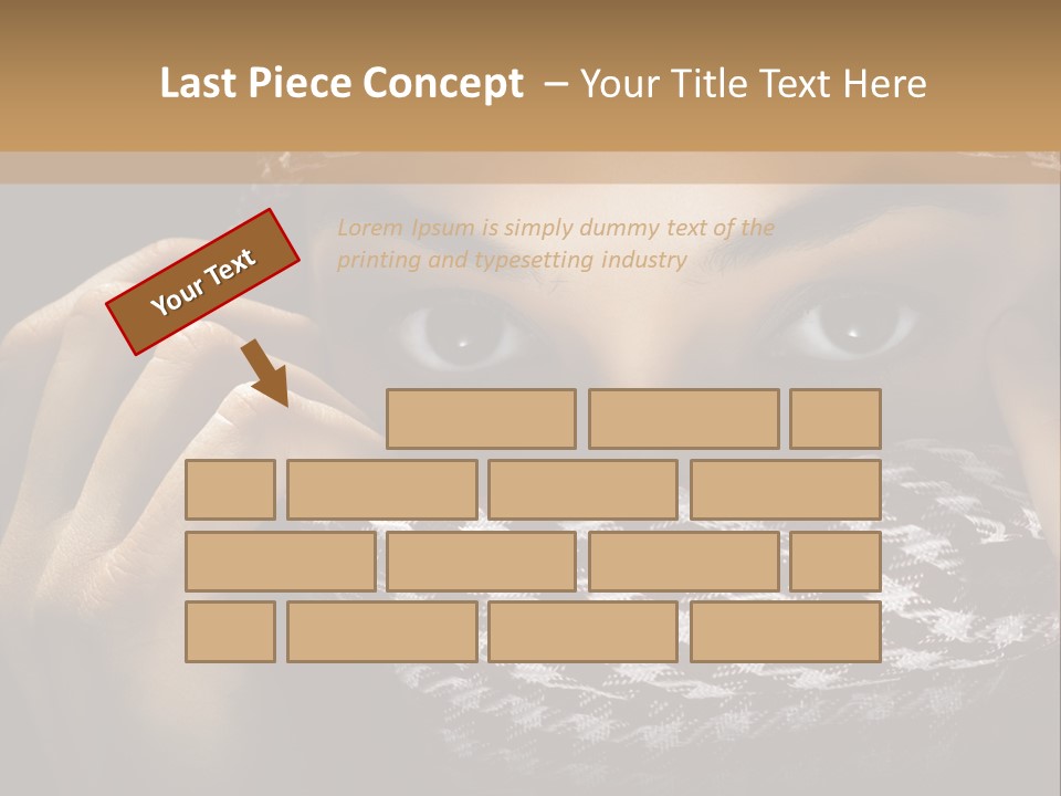 Clothing Dark Arabic PowerPoint Template