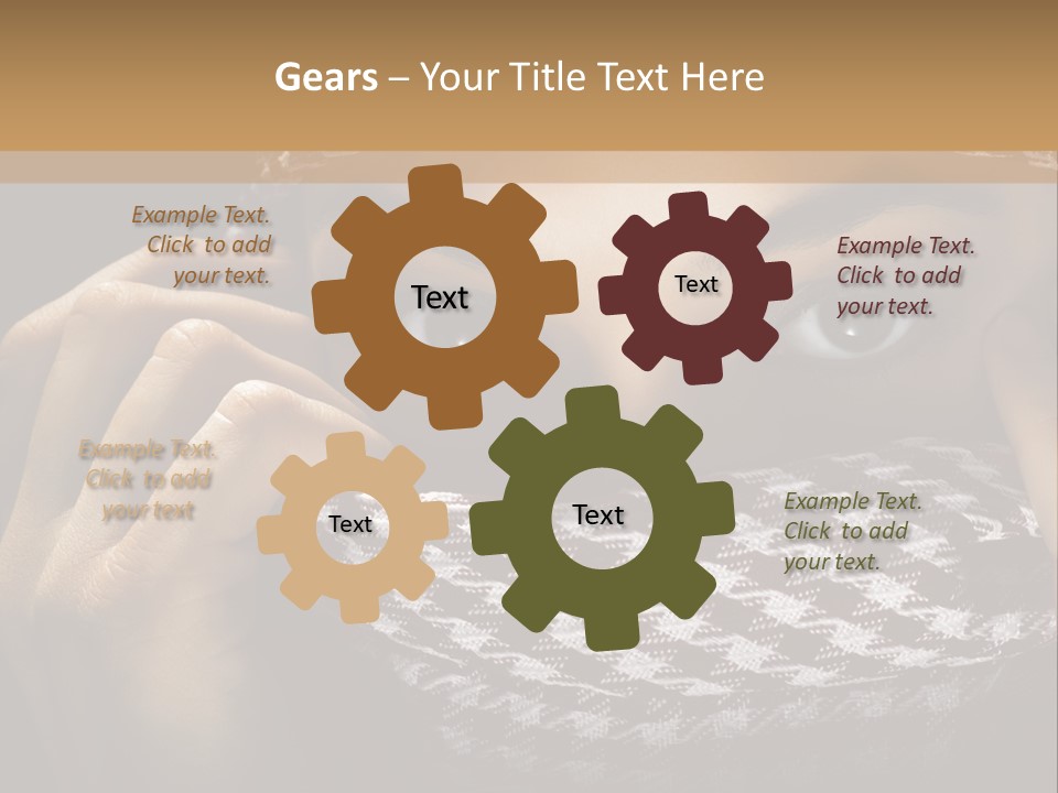 Clothing Dark Arabic PowerPoint Template