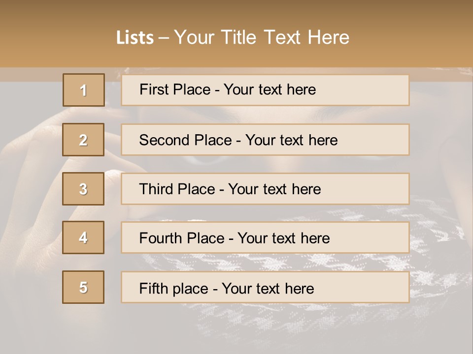 Clothing Dark Arabic PowerPoint Template