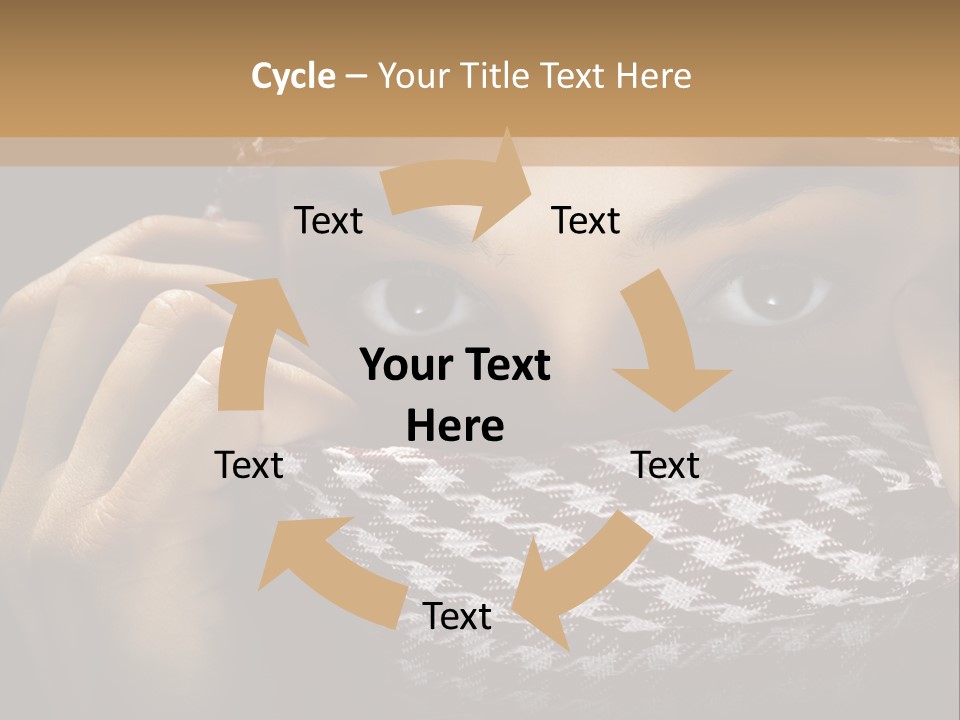 Clothing Dark Arabic PowerPoint Template