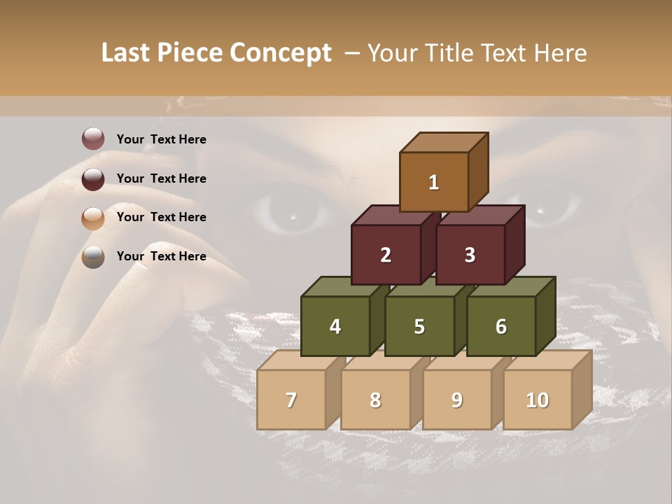 Clothing Dark Arabic PowerPoint Template