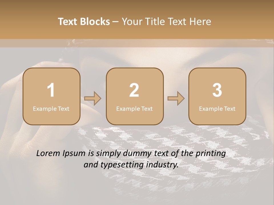 Clothing Dark Arabic PowerPoint Template