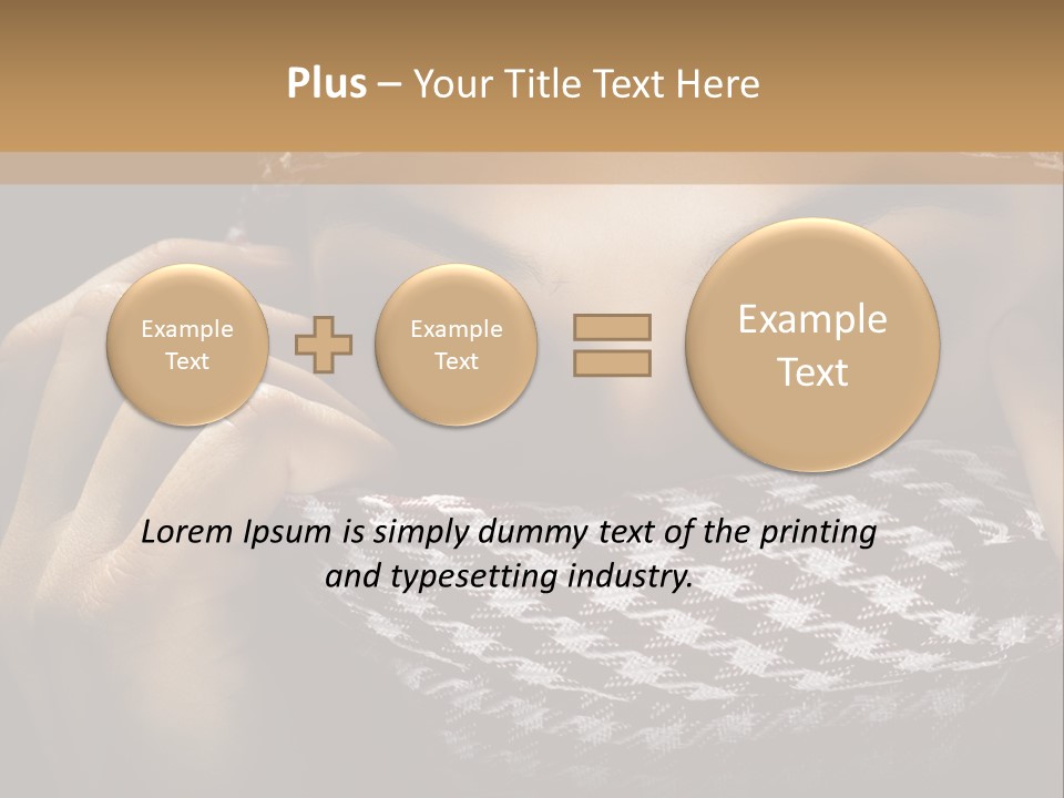 Clothing Dark Arabic PowerPoint Template