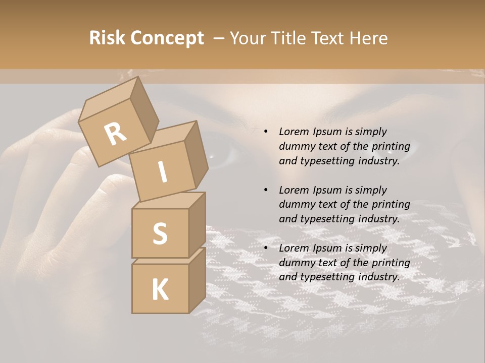 Clothing Dark Arabic PowerPoint Template