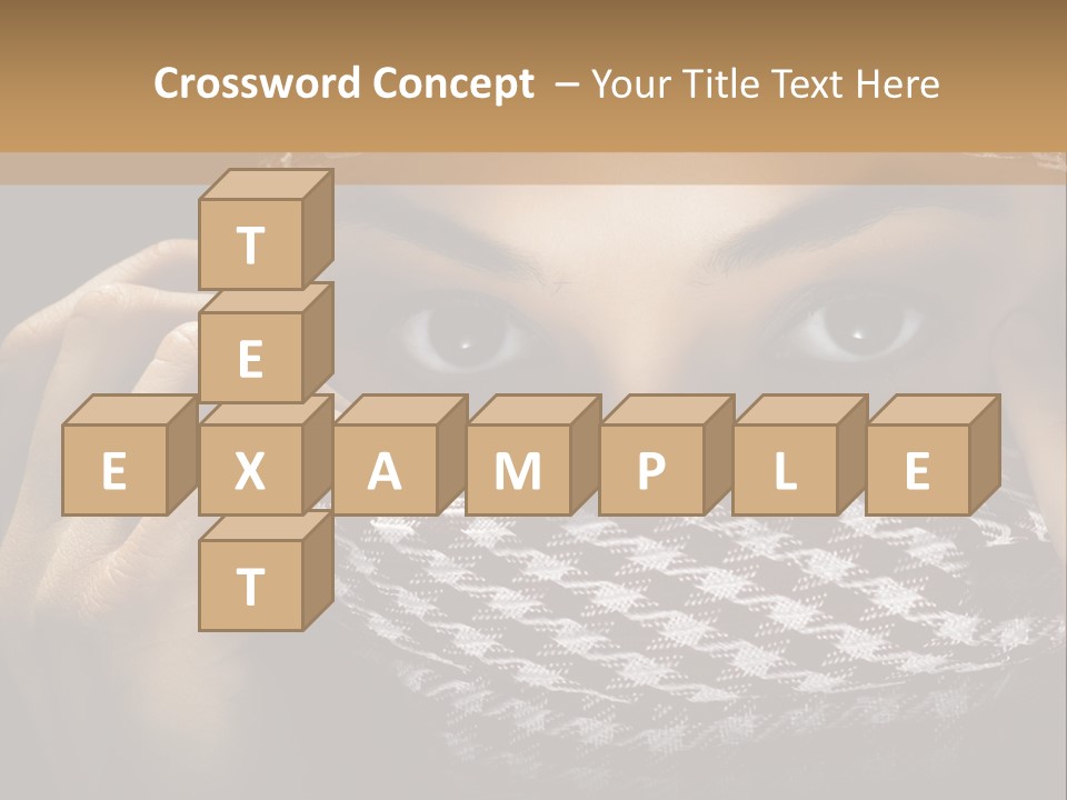 Clothing Dark Arabic PowerPoint Template