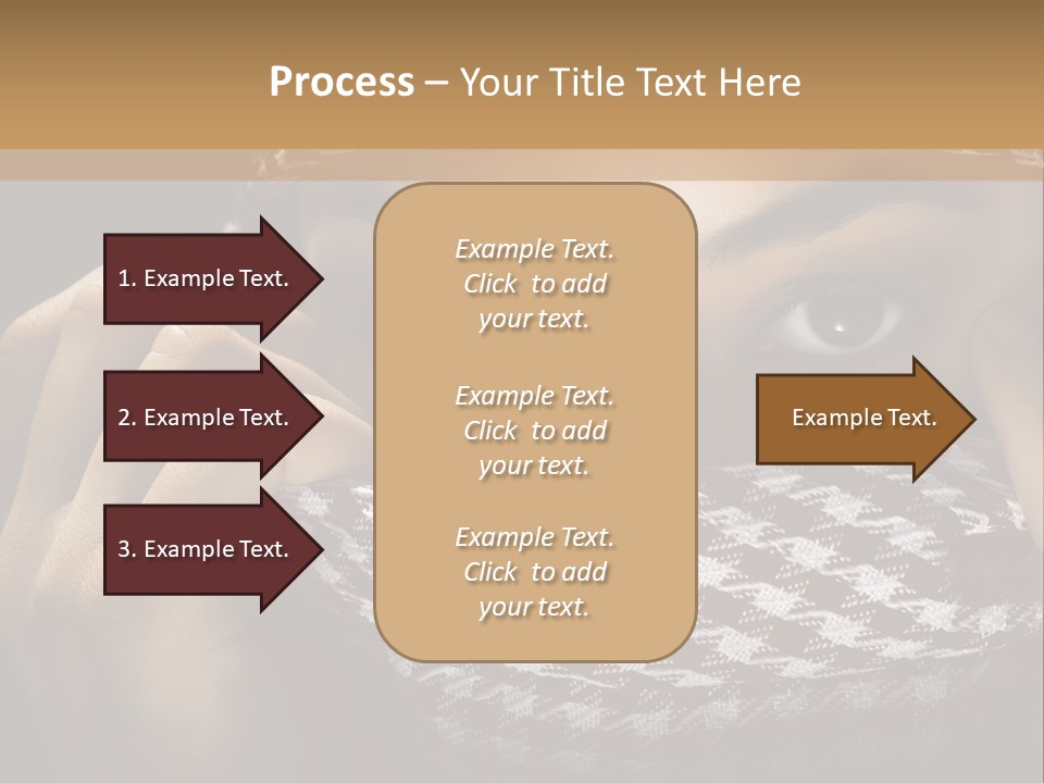 Clothing Dark Arabic PowerPoint Template