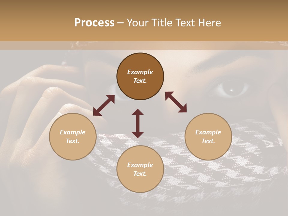 Clothing Dark Arabic PowerPoint Template