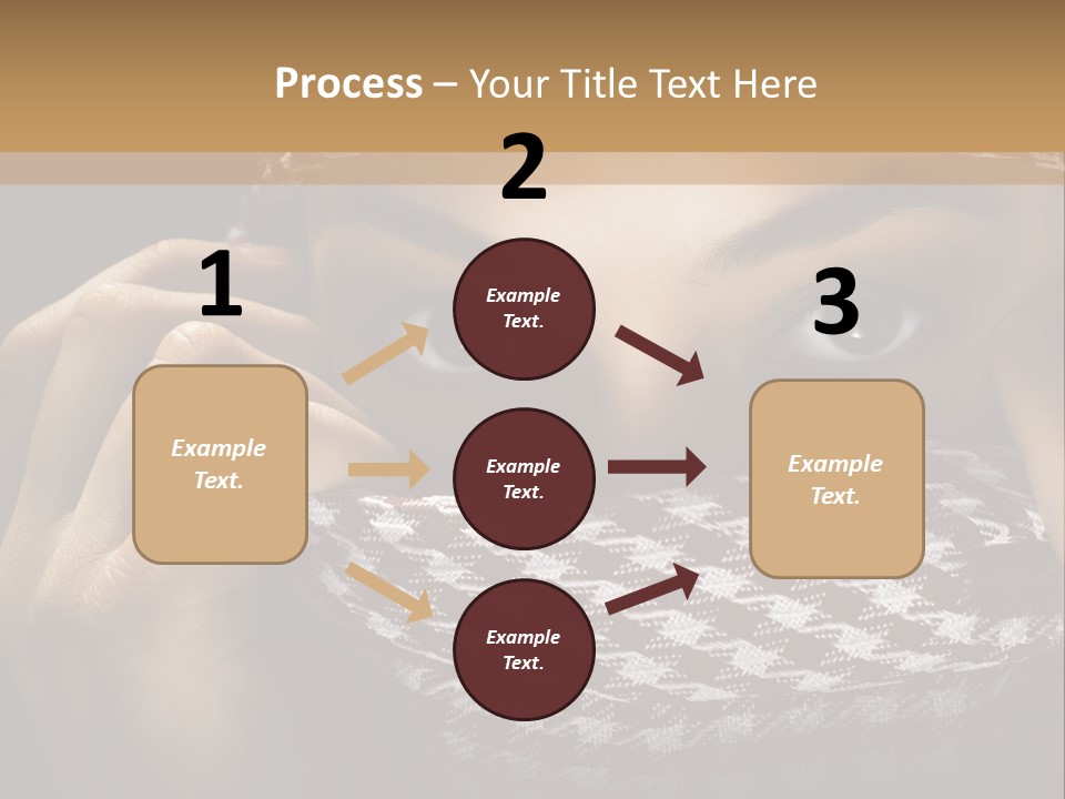 Clothing Dark Arabic PowerPoint Template