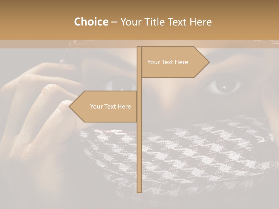 Clothing Dark Arabic PowerPoint Template