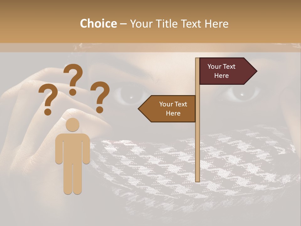 Clothing Dark Arabic PowerPoint Template
