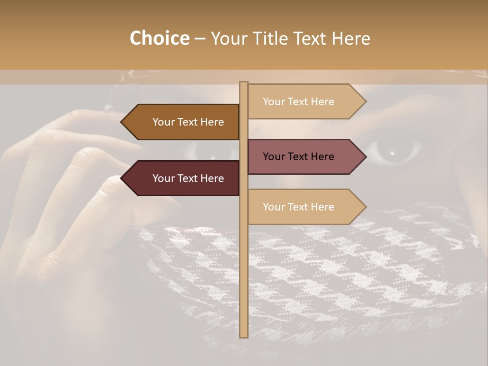 Clothing Dark Arabic PowerPoint Template