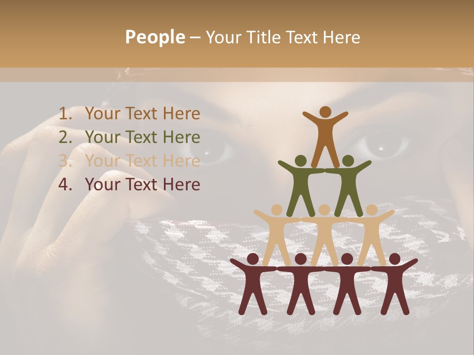 Clothing Dark Arabic PowerPoint Template