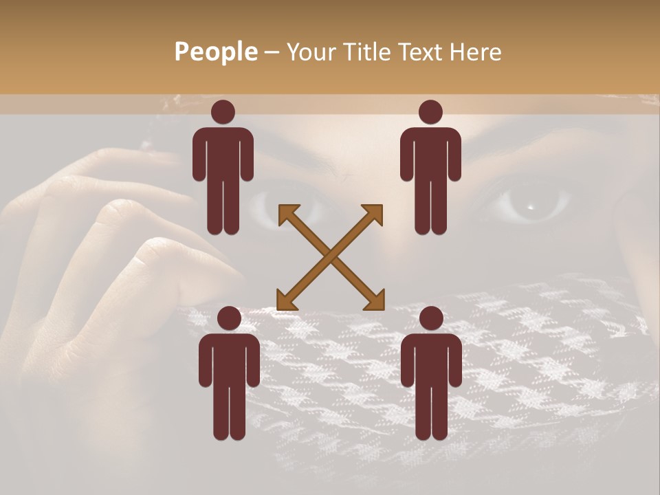 Clothing Dark Arabic PowerPoint Template