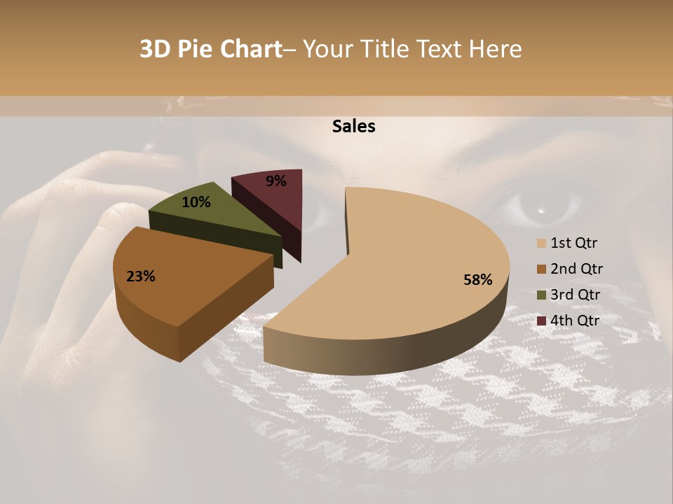 Clothing Dark Arabic PowerPoint Template