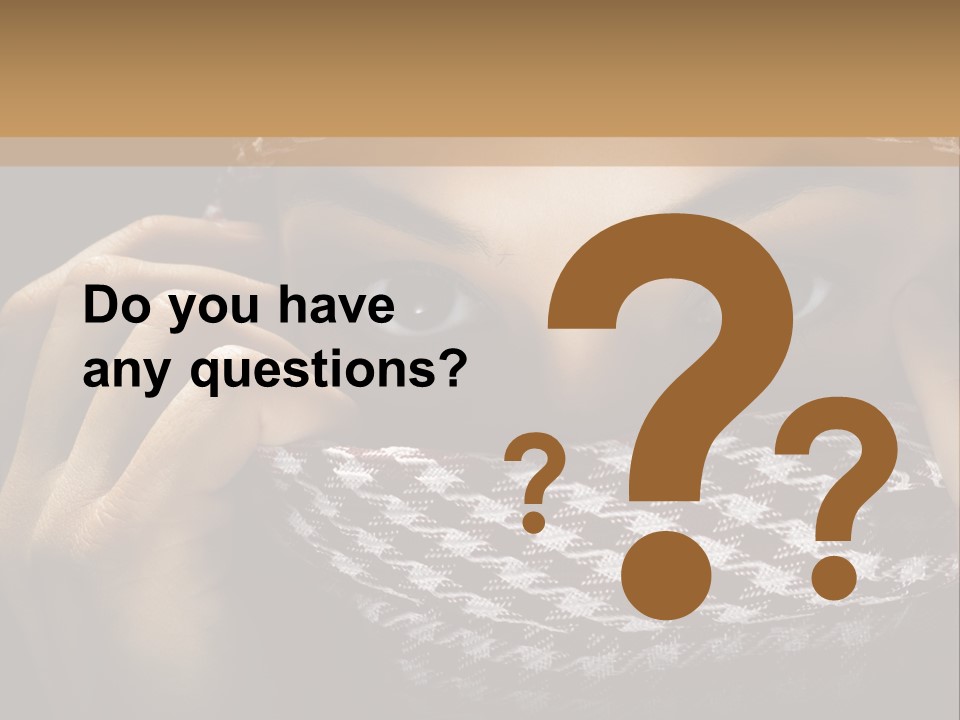 Clothing Dark Arabic PowerPoint Template