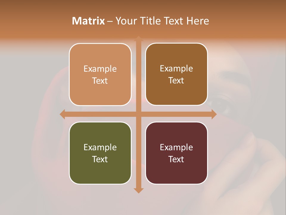 Culture Eye Dark PowerPoint Template