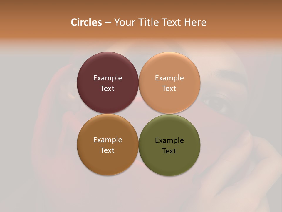 Culture Eye Dark PowerPoint Template