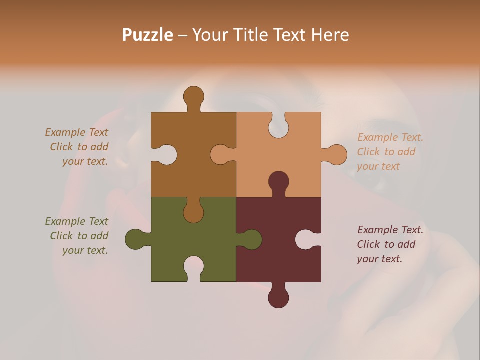 Culture Eye Dark PowerPoint Template