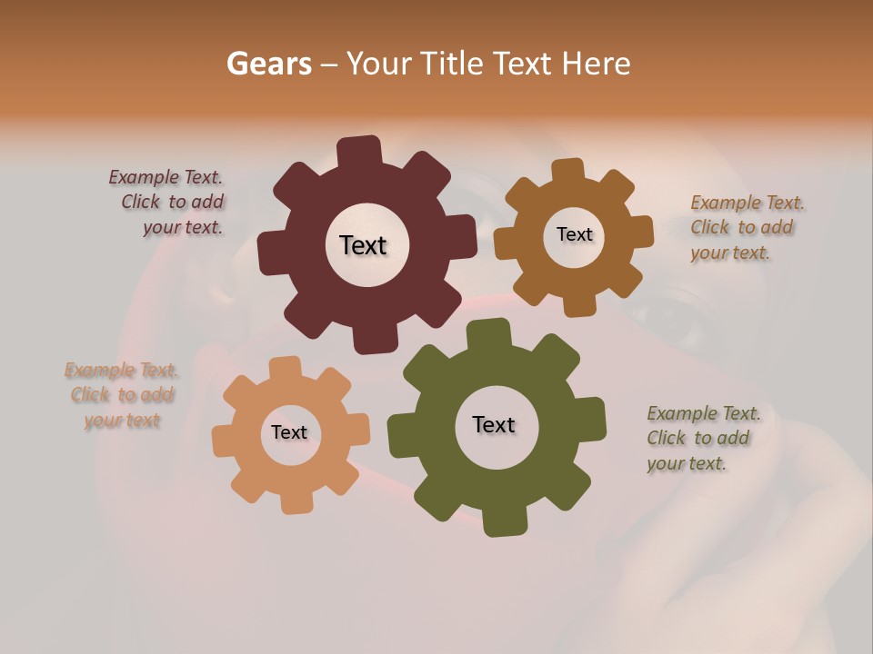 Culture Eye Dark PowerPoint Template