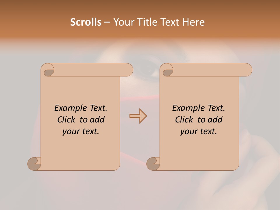 Culture Eye Dark PowerPoint Template