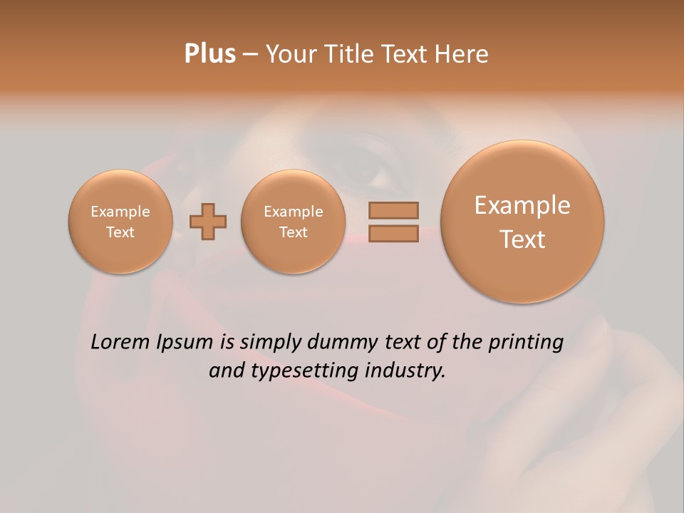 Culture Eye Dark PowerPoint Template