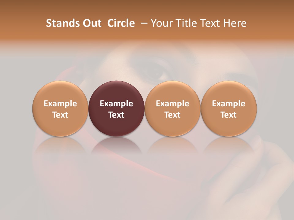 Culture Eye Dark PowerPoint Template