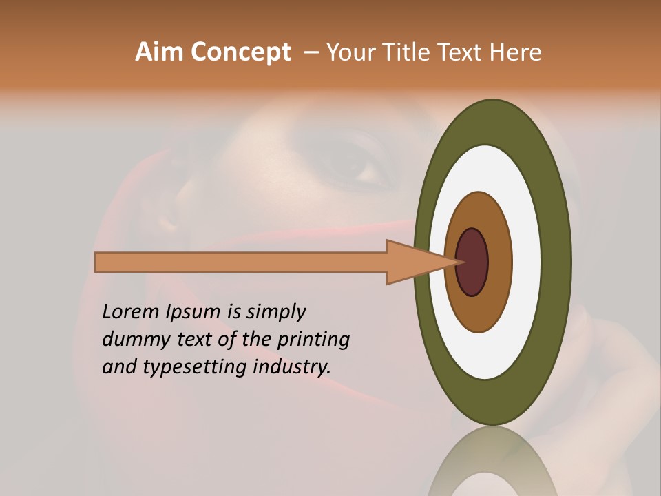 Culture Eye Dark PowerPoint Template