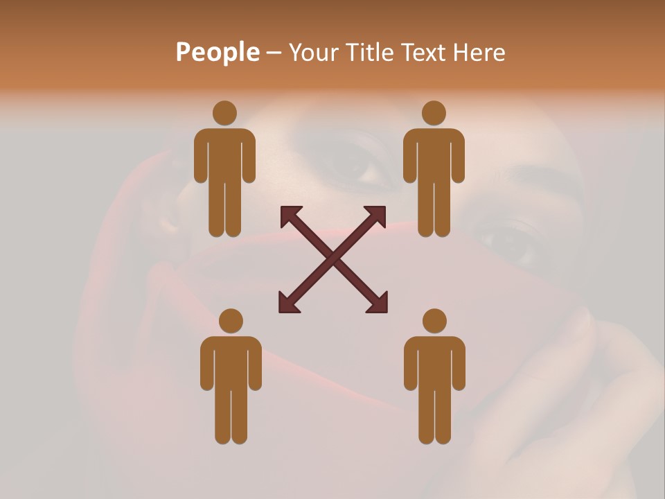 Culture Eye Dark PowerPoint Template