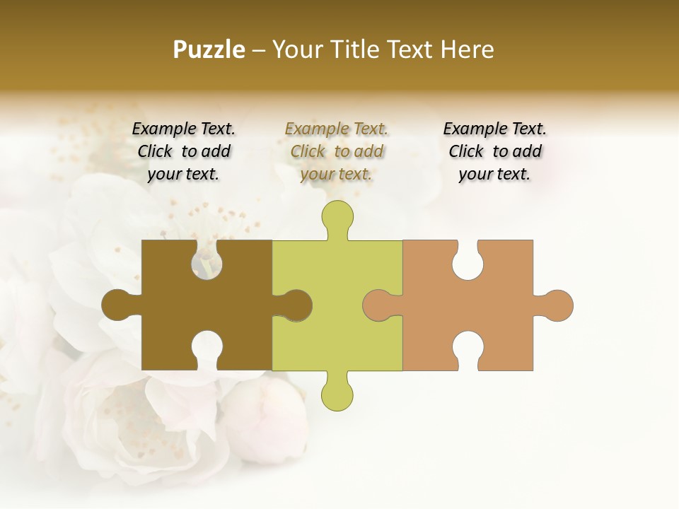 Beautiful White Background Summer PowerPoint Template