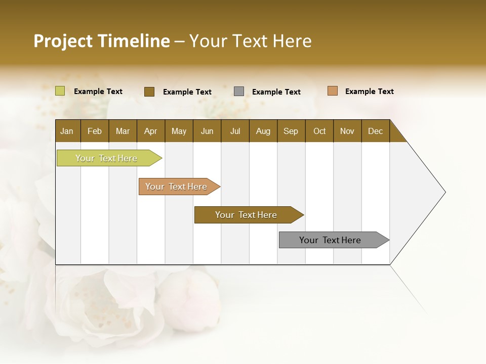 Beautiful White Background Summer PowerPoint Template