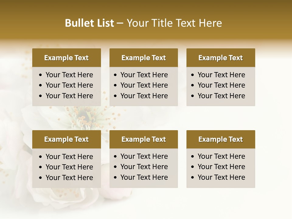 Beautiful White Background Summer PowerPoint Template