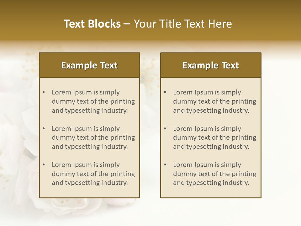 Beautiful White Background Summer PowerPoint Template
