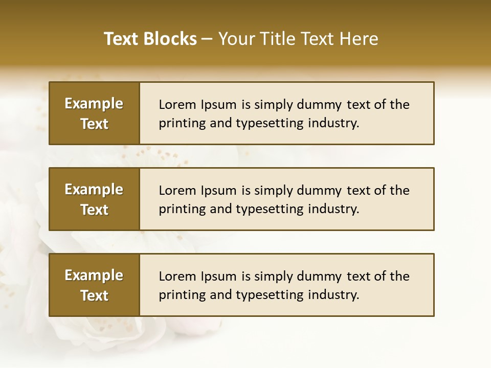 Beautiful White Background Summer PowerPoint Template