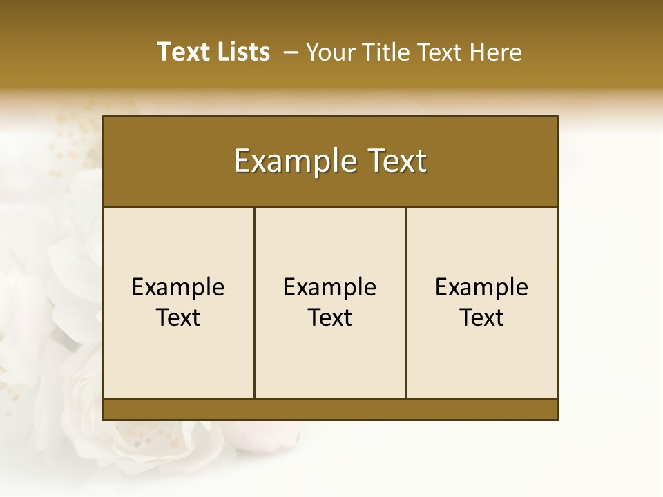 Beautiful White Background Summer PowerPoint Template